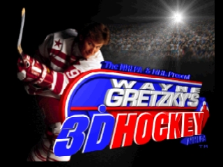Wayne Gretzky's 3D Hockey (Europe) (En,Fr,De,Es) Title Screen